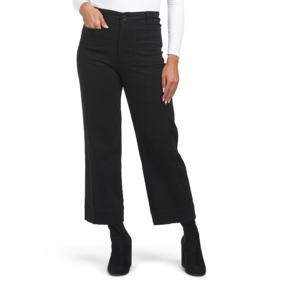 bagatelle Pants - BAGATELLE Black Peached Twill Patch Pocket Pants